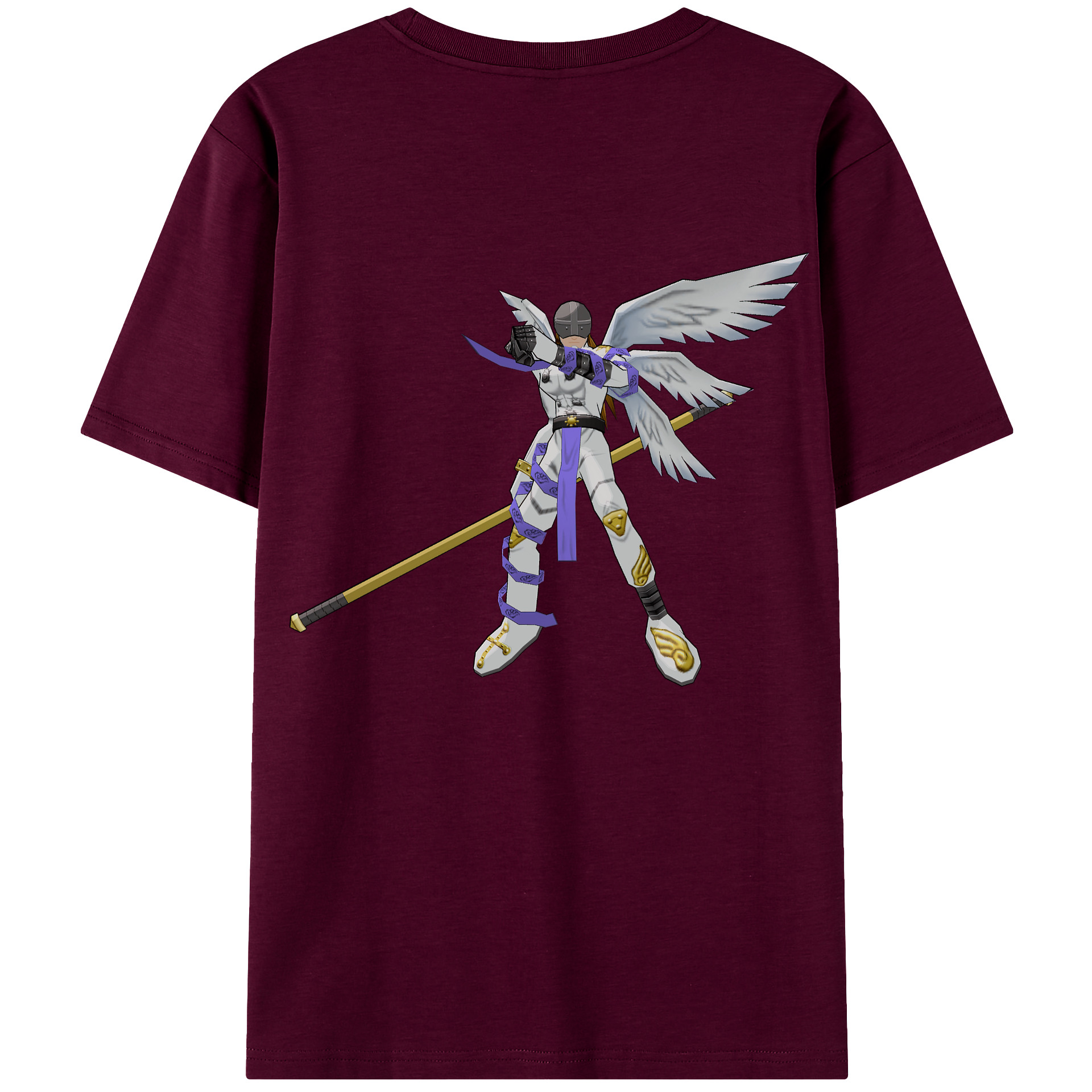 （画像用） Digimon デジタルモンスター/デジモン レディース半袖Tシャツ(バックプリント)